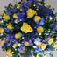 Floral tribute wreath