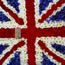 Floral tribute Union Flag
