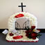 Floral tribute Gates of Heaven