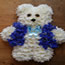 Floral tribute Teddy Bear