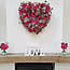 Wedding floral heart